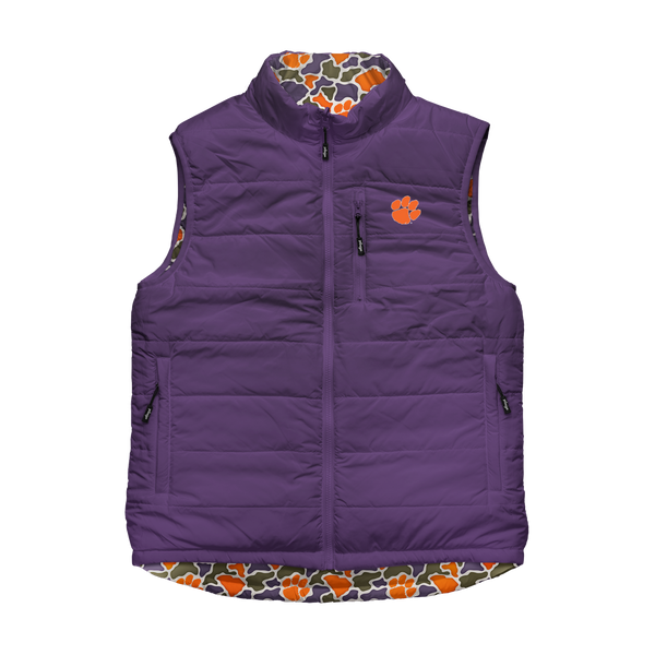 Clemson Tigers Camo Encino Reversible Vest