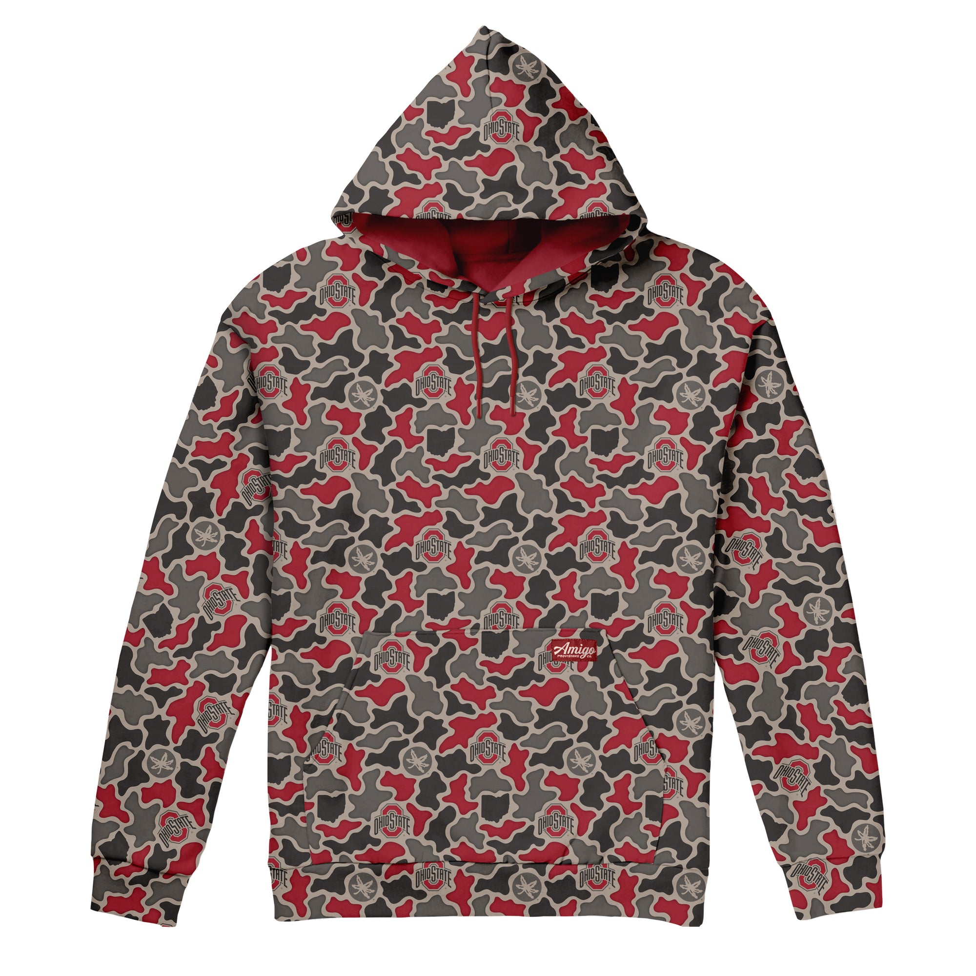 Ohio State Buckeyes Licensed Camo Cimarron Fleece Pullover Hoodie