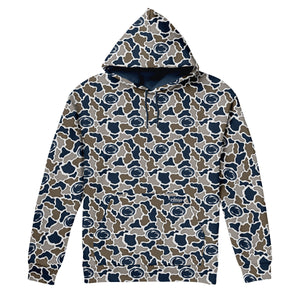 Penn State Nittany Lions Licensed Camo Cimarron Fleece Pullover Hoodie