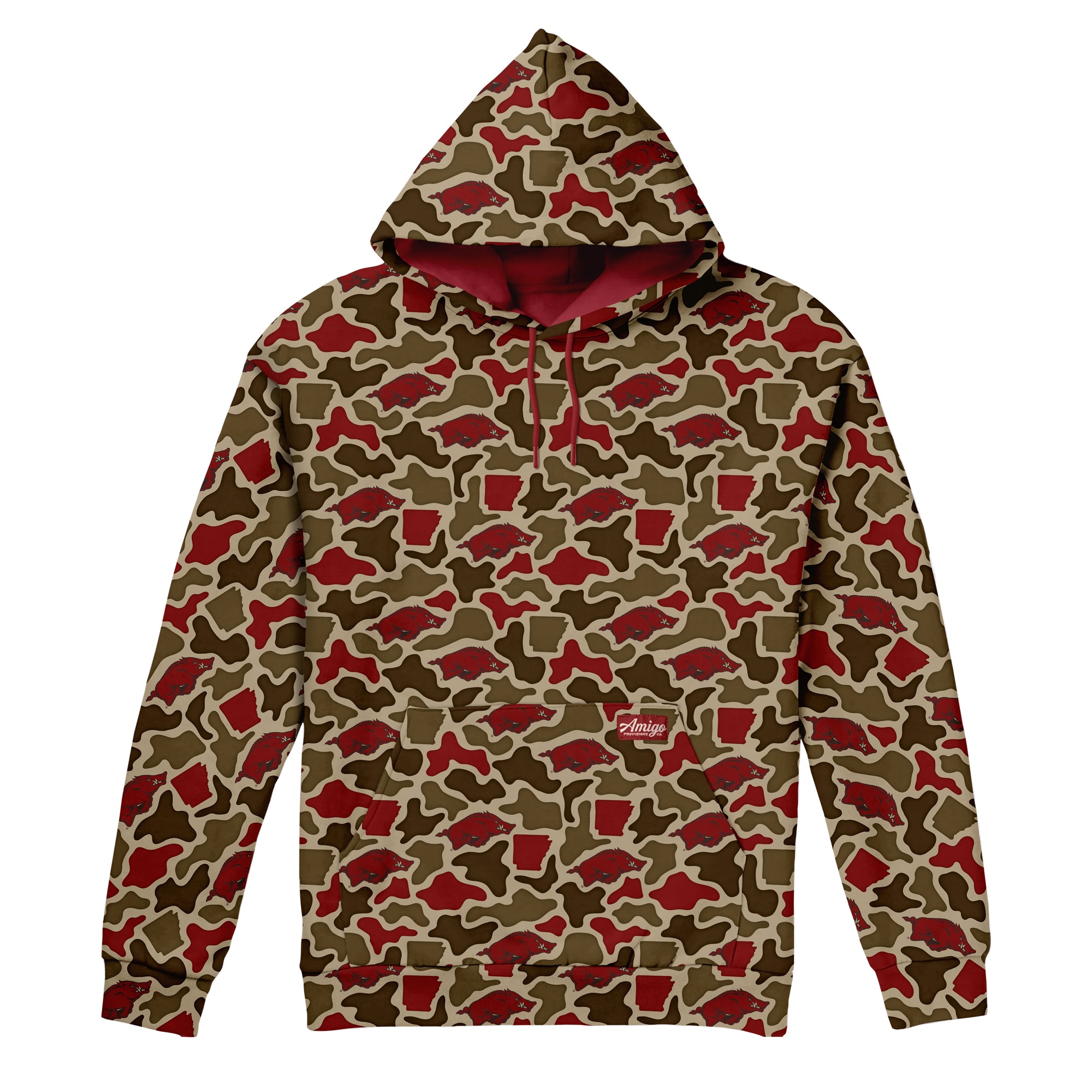 Arkansas Razorbacks Camo Cimarron Hoodie – Amigo Provisions Company