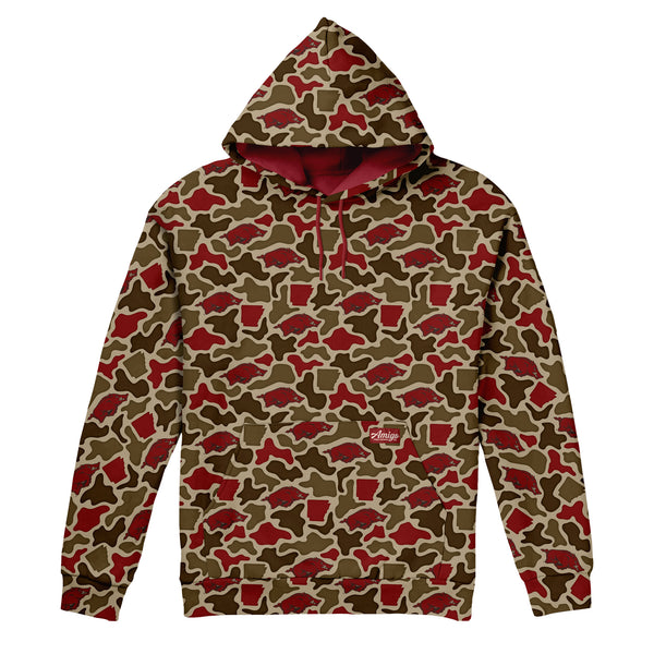 Arkansas Razorbacks Camo Cimarron Hoodie
