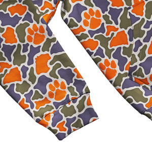 Clemson Tigers Licensed Camo Cimarron Fleece Pullover Hoodie