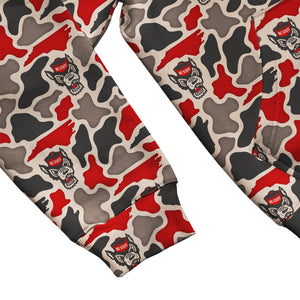 NC State Wolfpack Licensed Camo Cimarron Fleece Pullover Hoodie