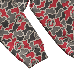 Ohio State Buckeyes Licensed Camo Cimarron Fleece Pullover Hoodie