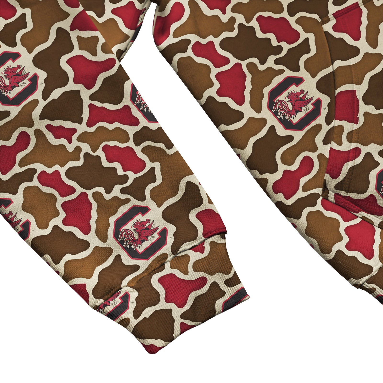 South Carolina Gamecocks Licensed Camo Cimarron Fleece Pullover Hoodie