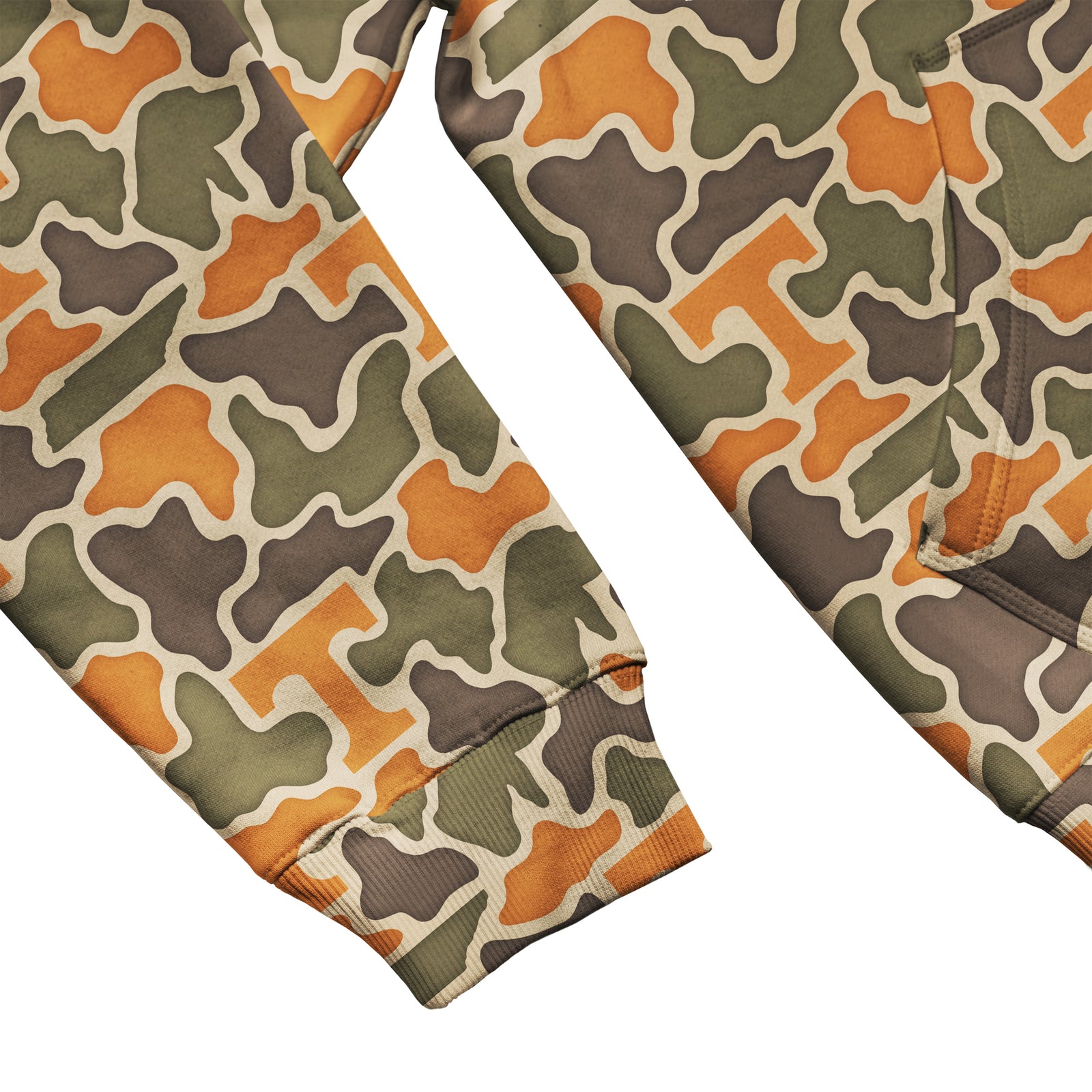 Tennessee Volunteers Licensed Camo Cimarron Fleece Pullover Hoodie