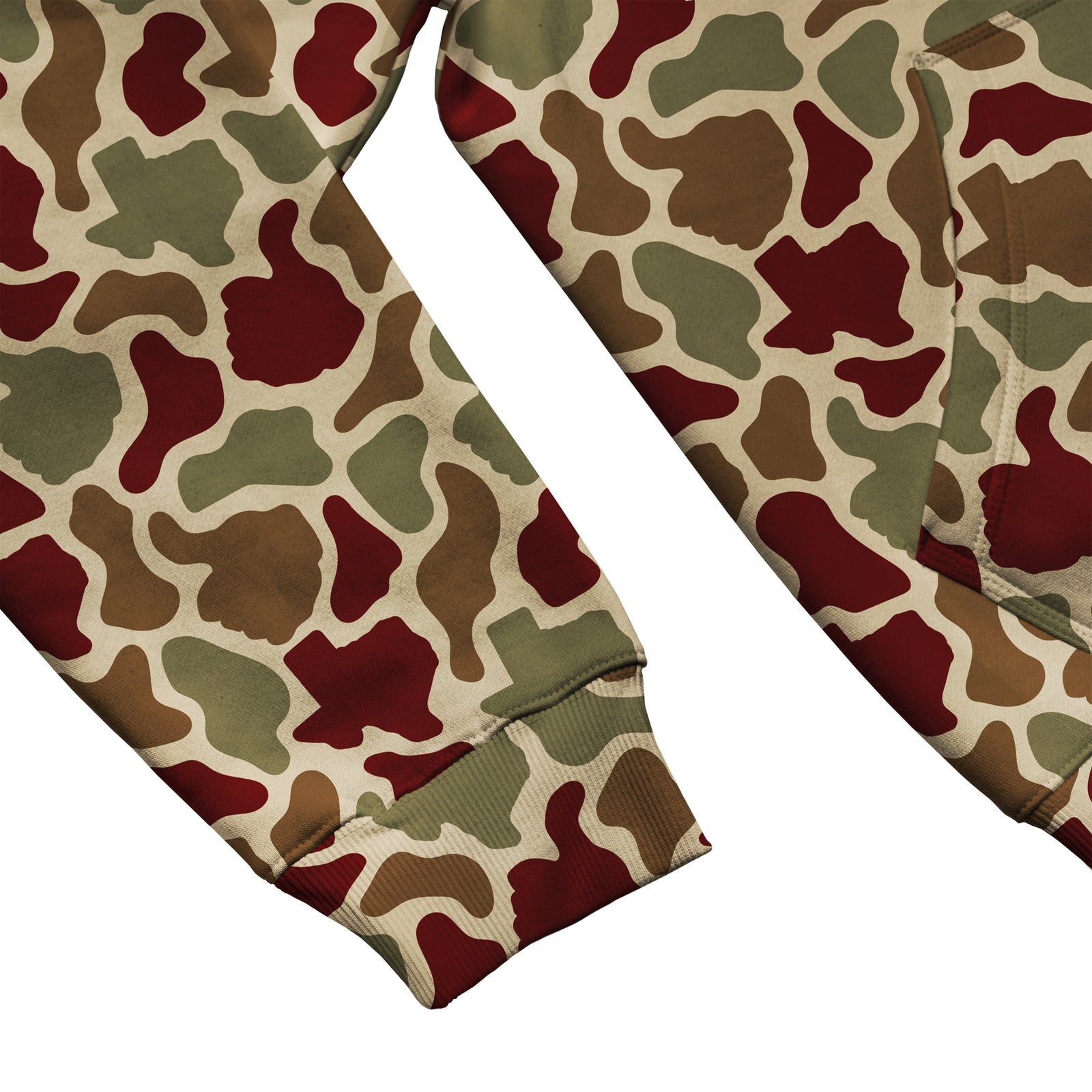 Texas A&M Aggies Licensed Camo Cimarron Fleece Pullover Hoodie