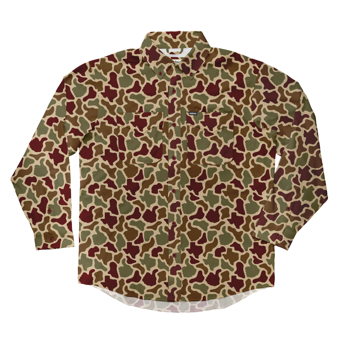 Texas A&M Aggies Camo Primero LS Shirt