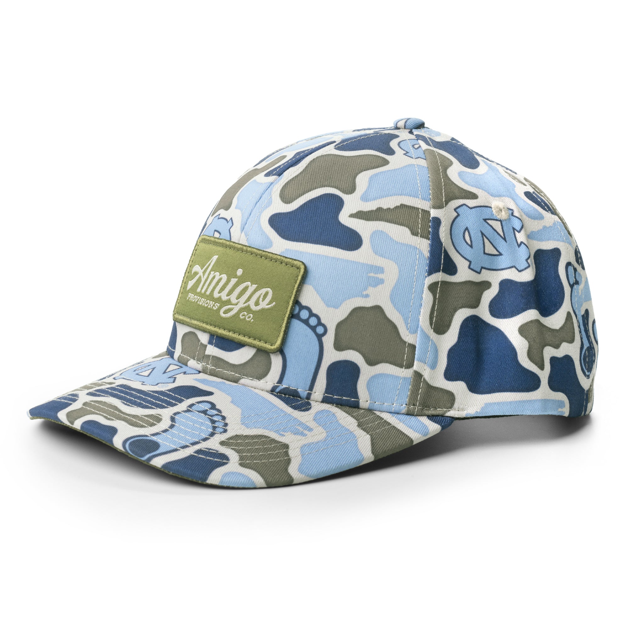 UNC Tar Heels Camo Hat