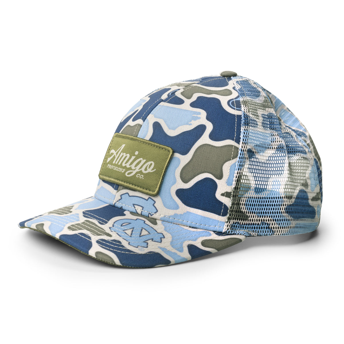 North Carolina Tar Heels Camo Mesh Back Hat