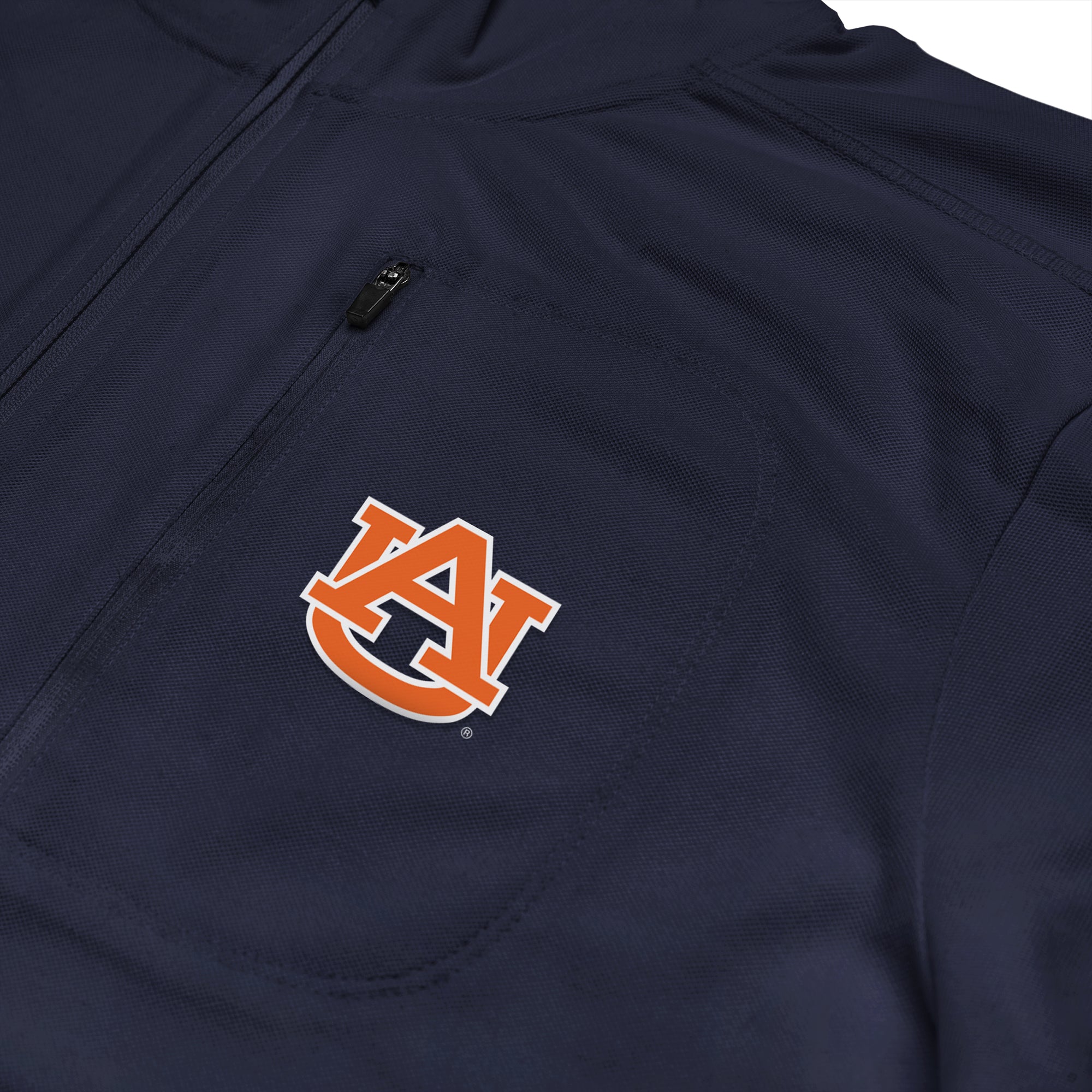 Auburn Tigers Licensed Solid Sierra Quarter Zip Pullover