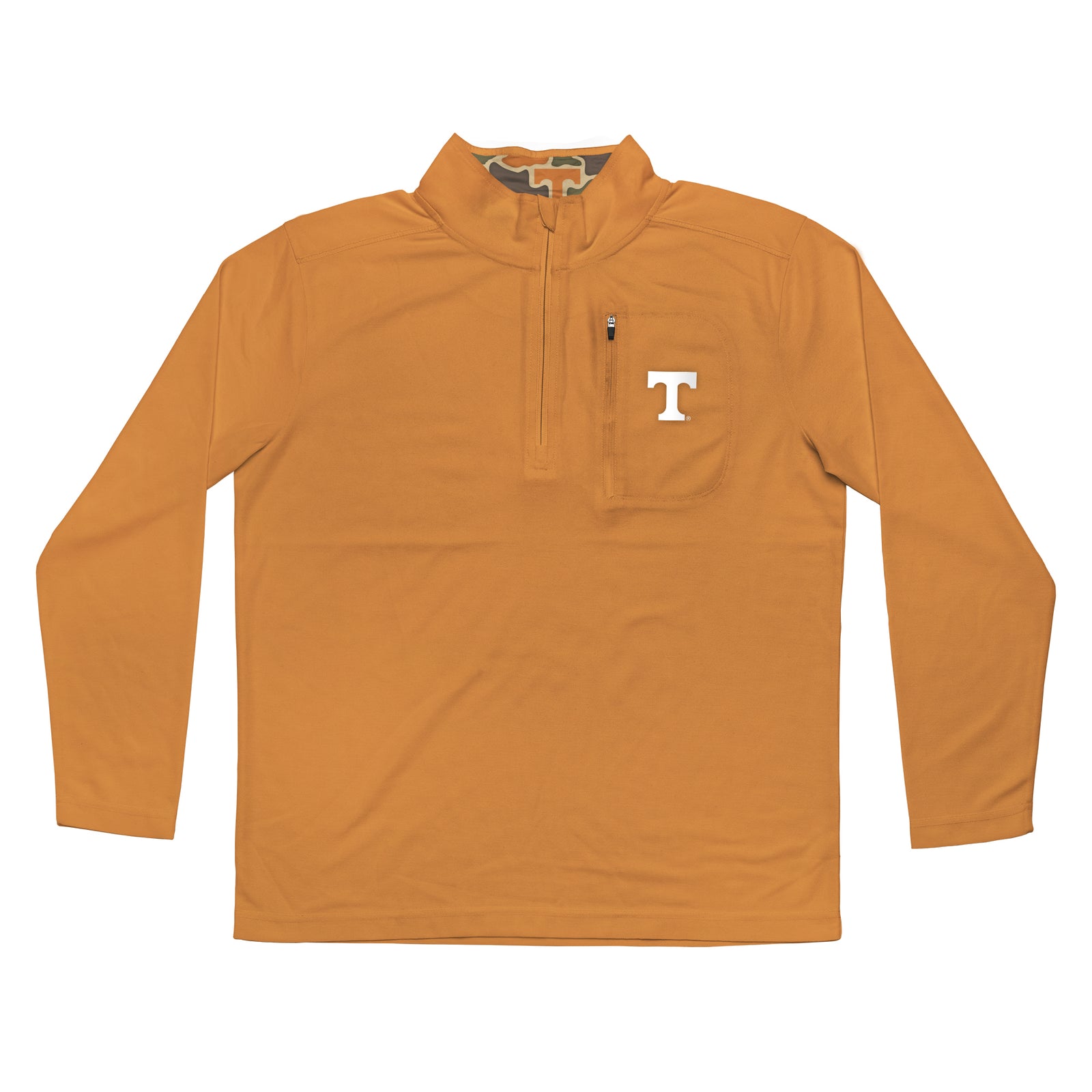 Tennessee Volunteers Licensed Solid Sierra Quarter Zip Pullover