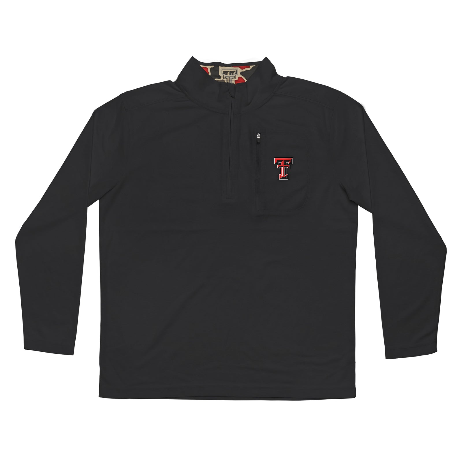 Texas Tech Red Raiders Licensed Solid Sierra Quarter Zip Pullover