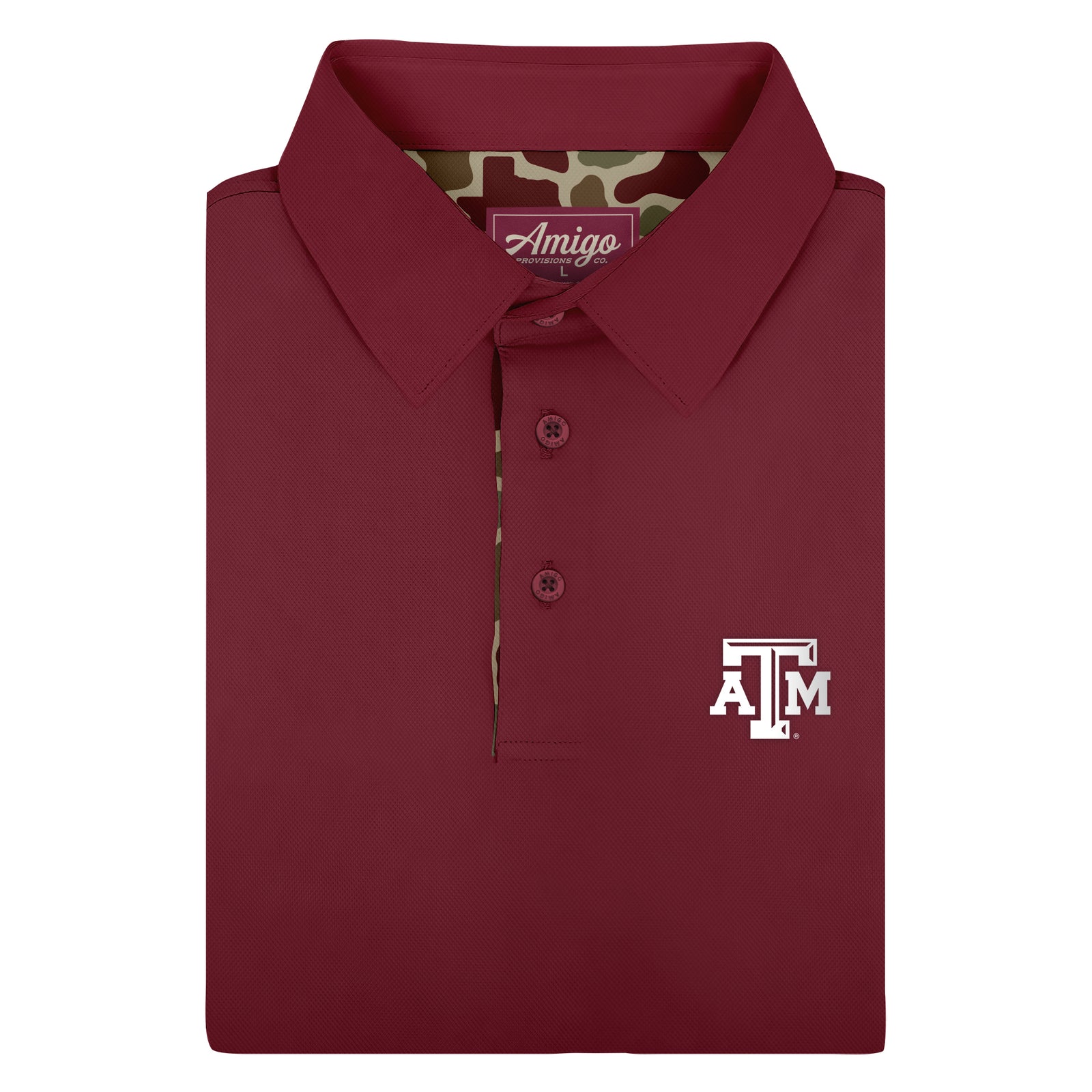 Texas A&M Aggies Licensed Solid Sierra Polo Shirt