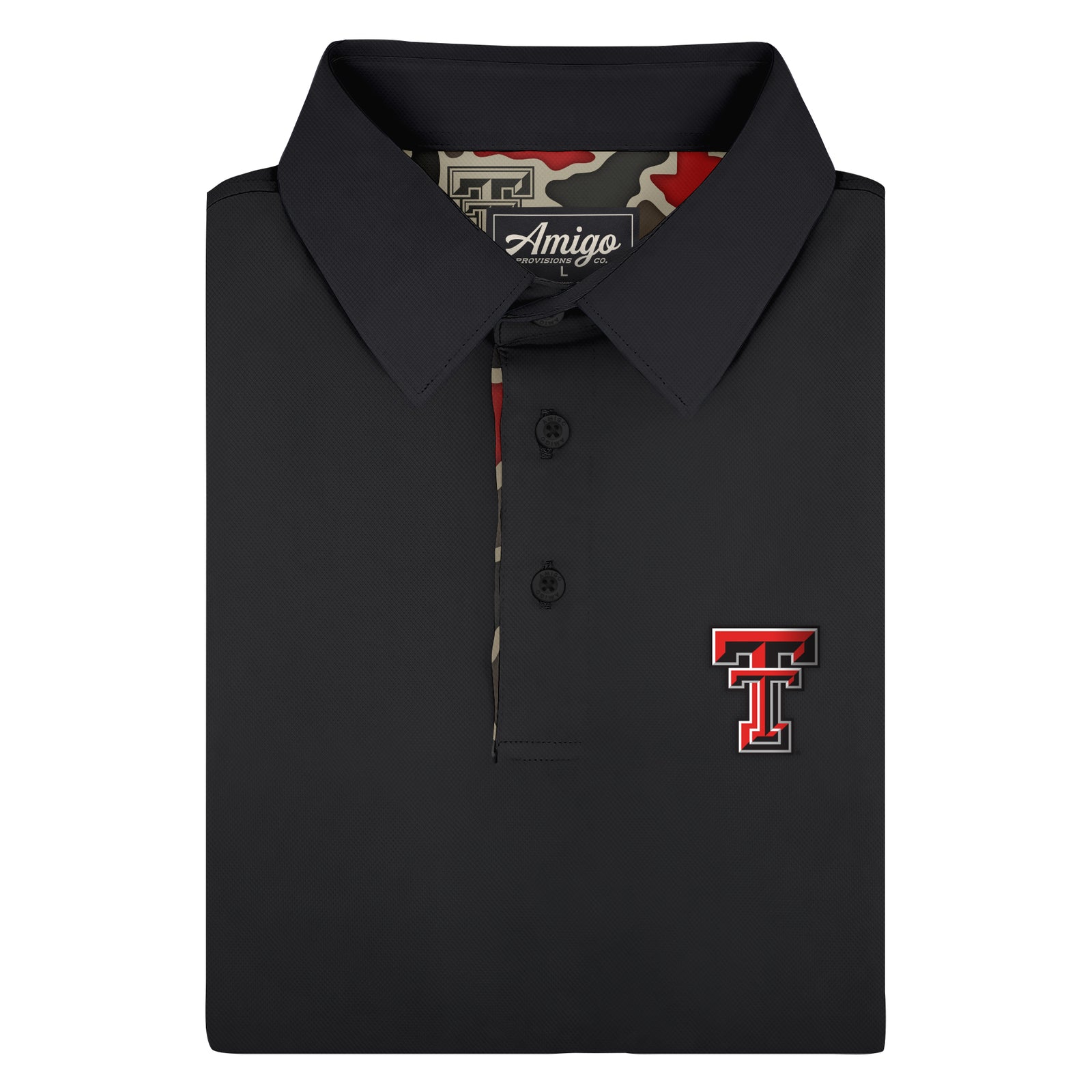 Texas Tech Red Raiders Licensed Solid Sierra Polo Shirt