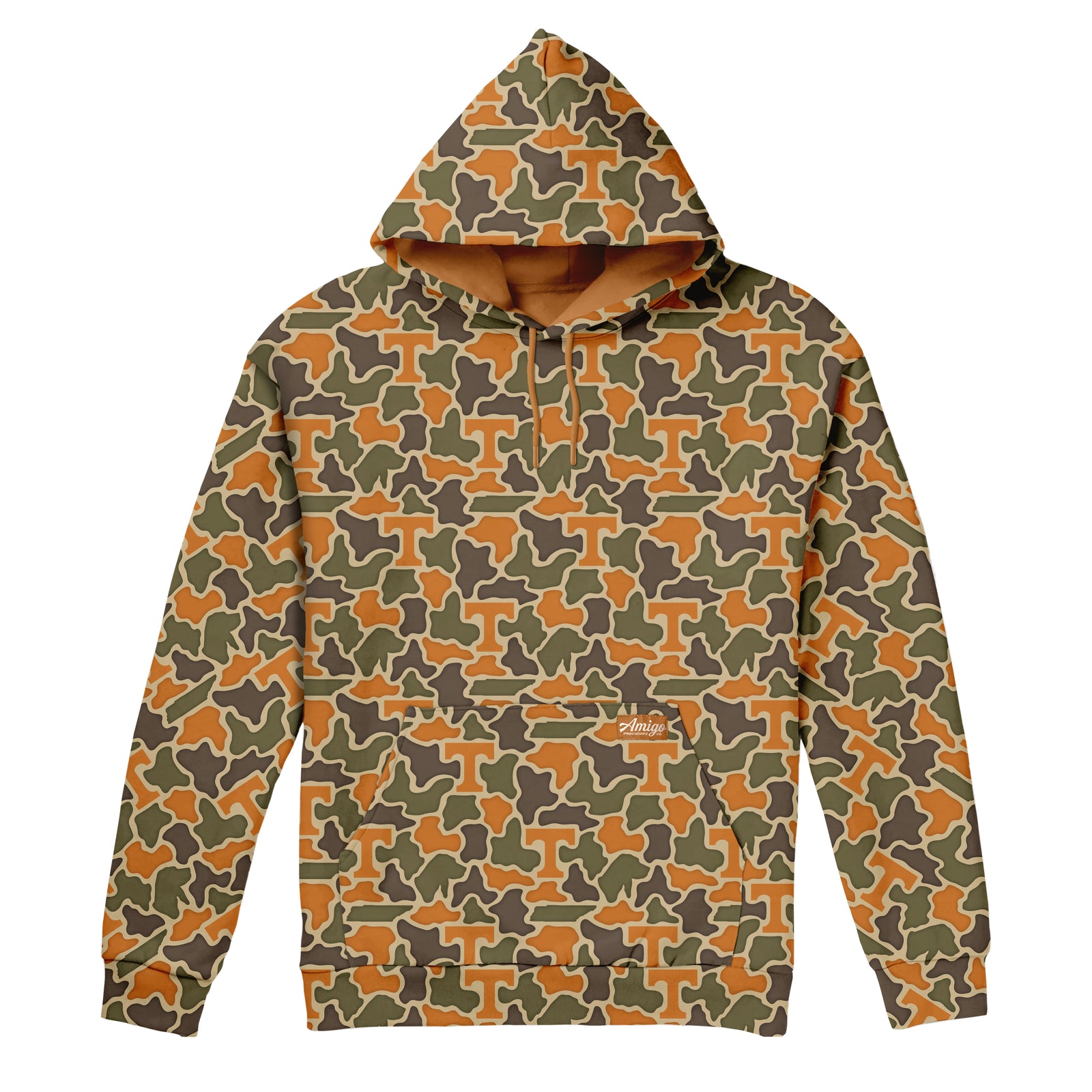 Tennessee Volunteers Licensed Camo Cimarron Fleece Pullover Hoodie