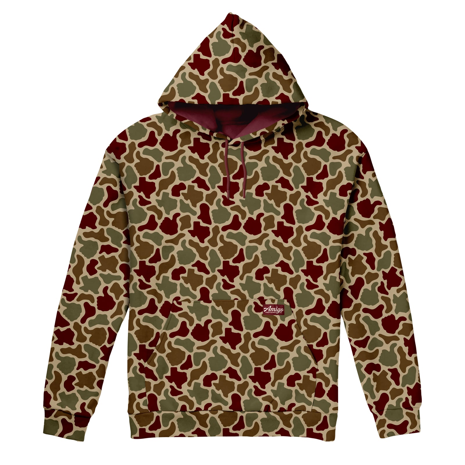 Texas A&M Aggies Licensed Camo Cimarron Fleece Pullover Hoodie