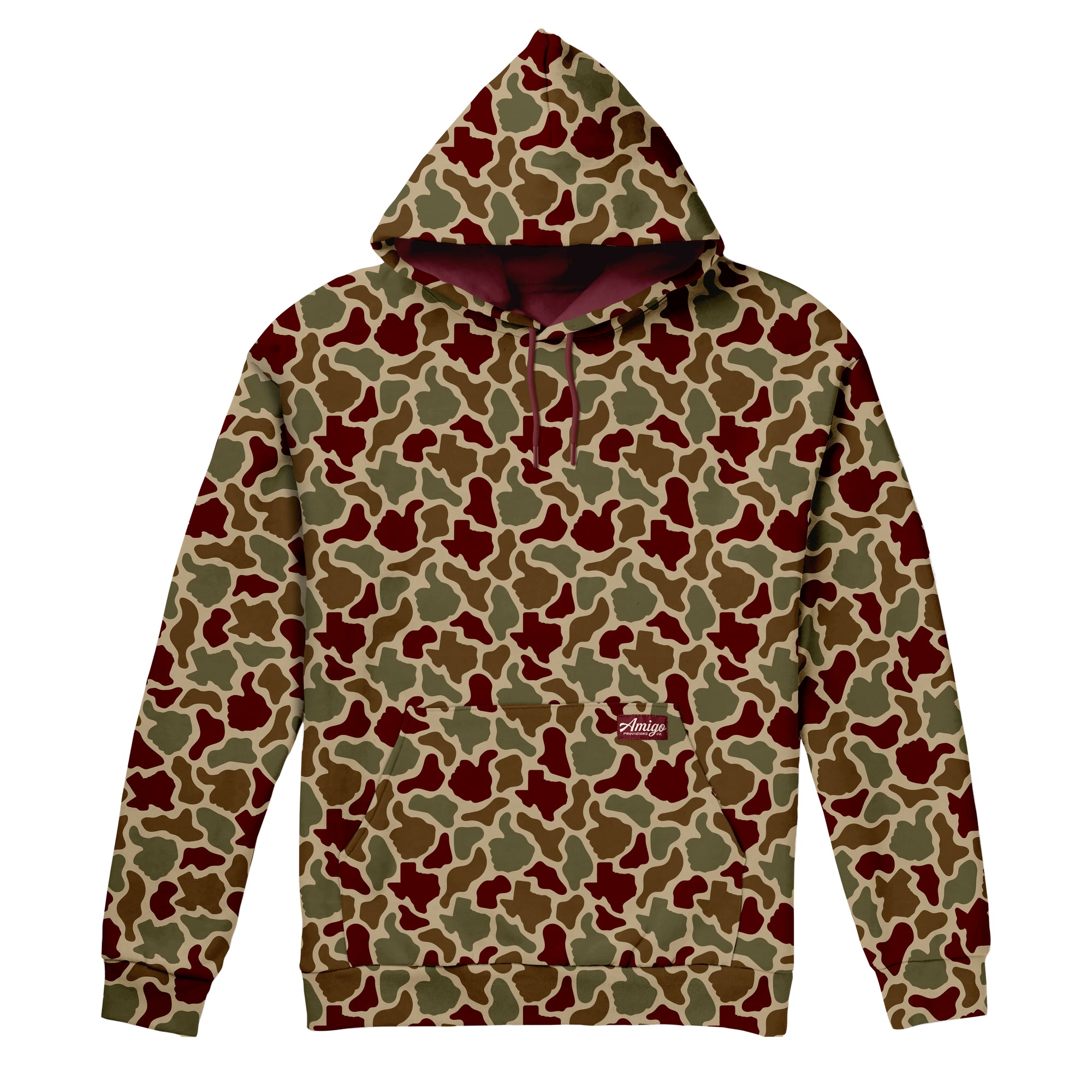 Texas A&M Aggies Licensed Camo Cimarron Fleece Pullover Hoodie
