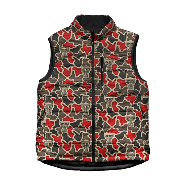 Texas Tech Red Raiders Camo Encino Reversible Vest