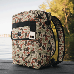 Longhorn Camo - Frio Amigo 18 Can Backpack Cooler