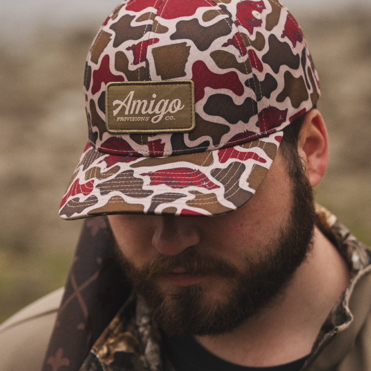 Arkansas Razorbacks Camo Hat